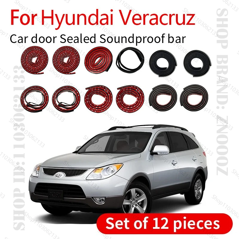 For Hyundai Veracruz Car Door Seal Strip Rubber Double Layer Sealing Protector Soundproof Strip Dustproof Seal Strip 12PCS Set
For Hyundai Veracruz Car Door Seal Strip Rubber Double Layer Sealing Protector Soundproof Strip Dustproof Seal Strip 12PCS Set