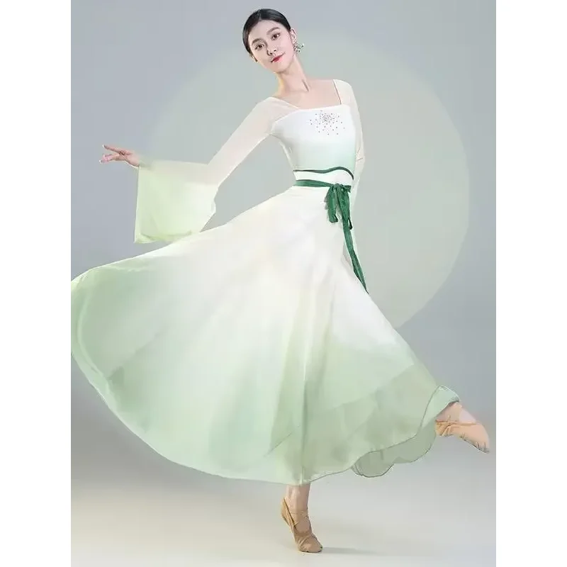 Disfraz de baile clásico para mujer, ropa de entrenamiento elegante, vestido de gasa degradado con encanto del Cuerpo Inmortal
Disfraz de baile clásico para mujer, ropa de entrenamiento elegante, vestido de gasa degradado con encanto del Cuerpo Inmortal