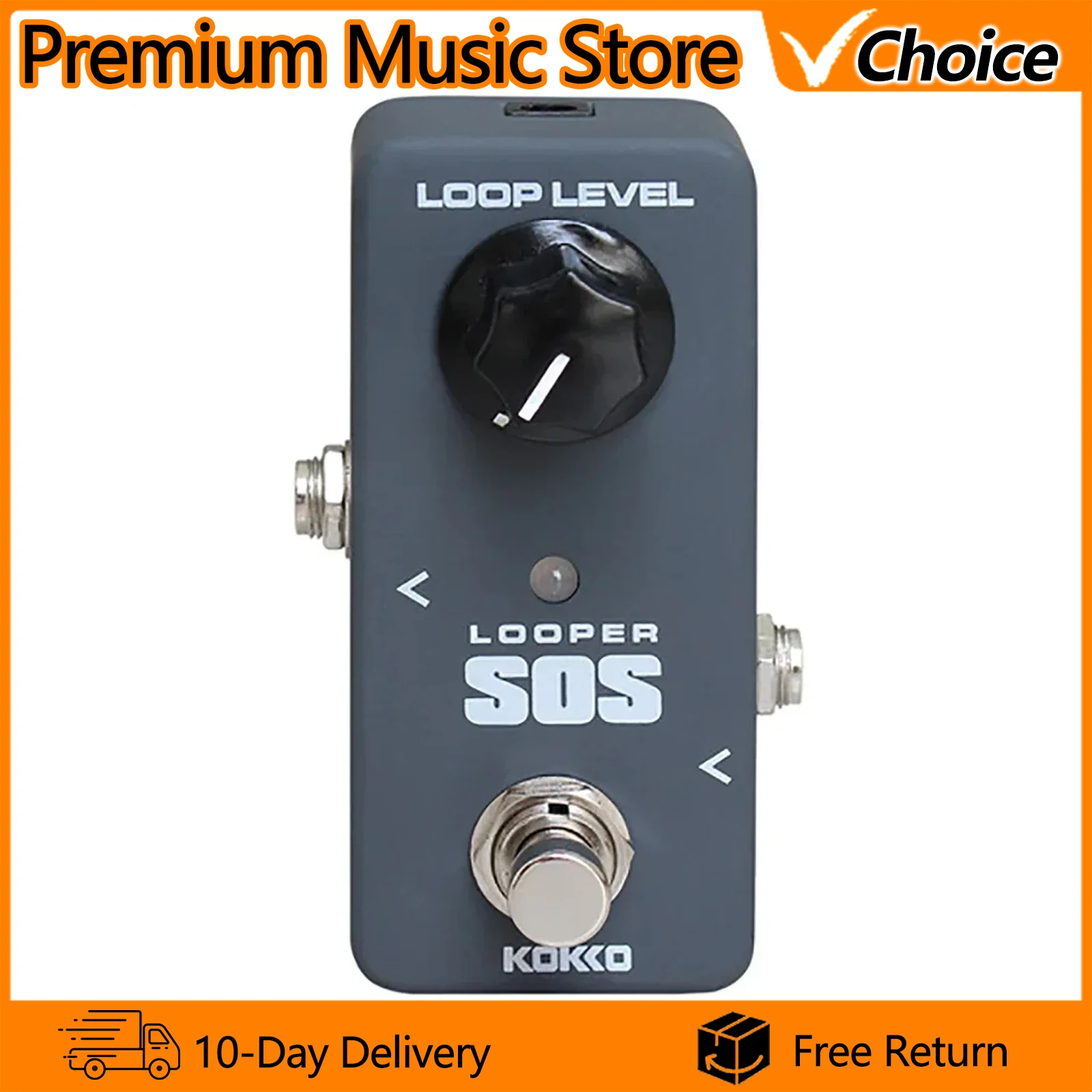 KOKKO Electric Guitar Effects Peda SOS Looper Pedal Effects for Electric Guitar Bass Guitar Accessories Recording Monolithic
KOKKO Electric Guitar Effects Peda SOS Looper Pedal Effects for Electric Guitar Bass Guitar Accessories Recording Monolithic
