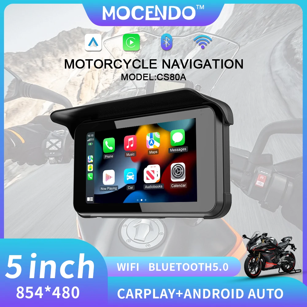 5-дюймовый мотоциклетный GPS-навигатор, беспроводной Carplay, Android Auto, IP67, водонепроницаемый мотомонитор, WIFI, экран дисплея
5-дюймовый мотоциклетный GPS-навигатор, беспроводной Carplay, Android Auto, IP67, водонепроницаемый мотомонитор, WIFI, экран дисплея