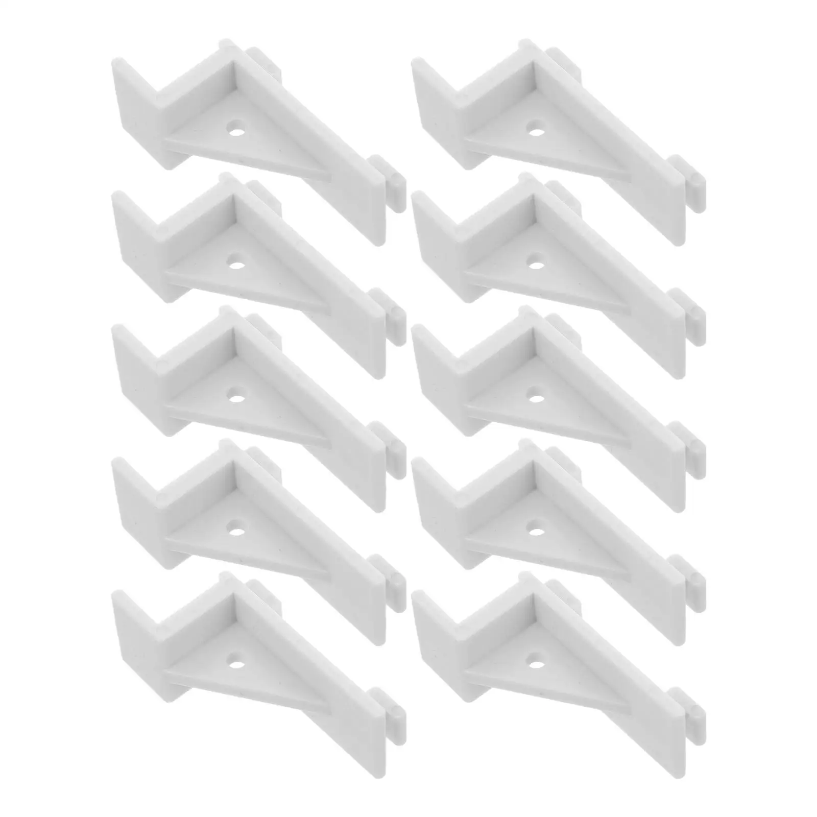 10 Pcs Mount Refrigerator Buckle Freezer Shelf Clip Thermostat Fridge Part White Plastic
10 Pcs Mount Refrigerator Buckle Freezer Shelf Clip Thermostat Fridge Part White Plastic