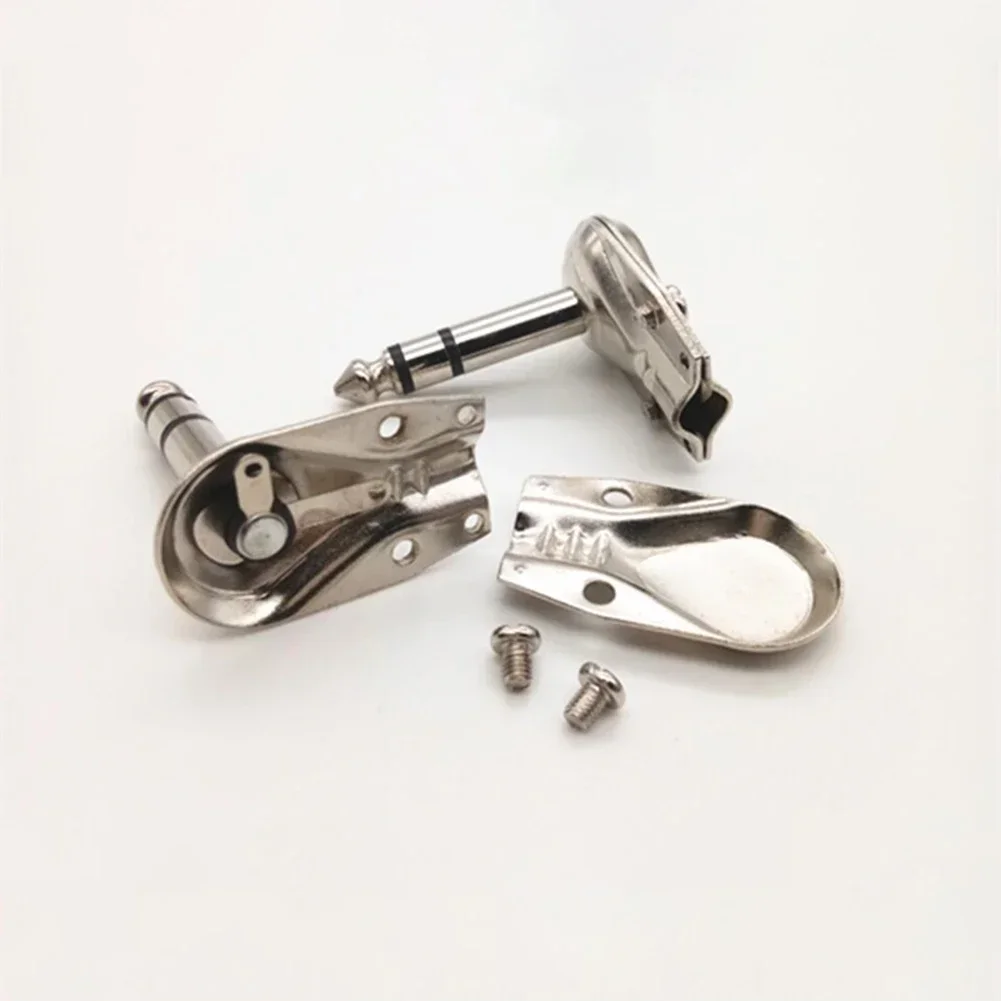 4Pcs 6.35mm 1/4 Inch Stereo TRS Right Angle Guitar Plug Flat Male Durable Connector Contact With Good Audio Connector
4Pcs 6.35mm 1/4 Inch Stereo TRS Right Angle Guitar Plug Flat Male Durable Connector Contact With Good Audio Connector