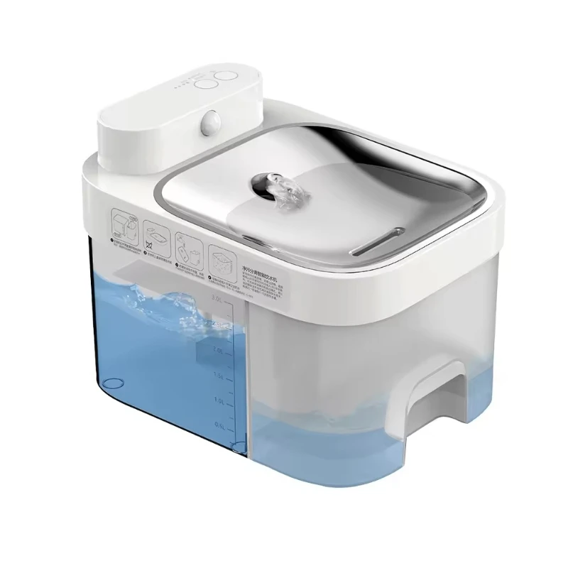 Automatic Pet Water Purifier Water Circulation Sensor Charging Automatic Water Bowl Cat and Dog Purification
Automatic Pet Water Purifier Water Circulation Sensor Charging Automatic Water Bowl Cat and Dog Purification
