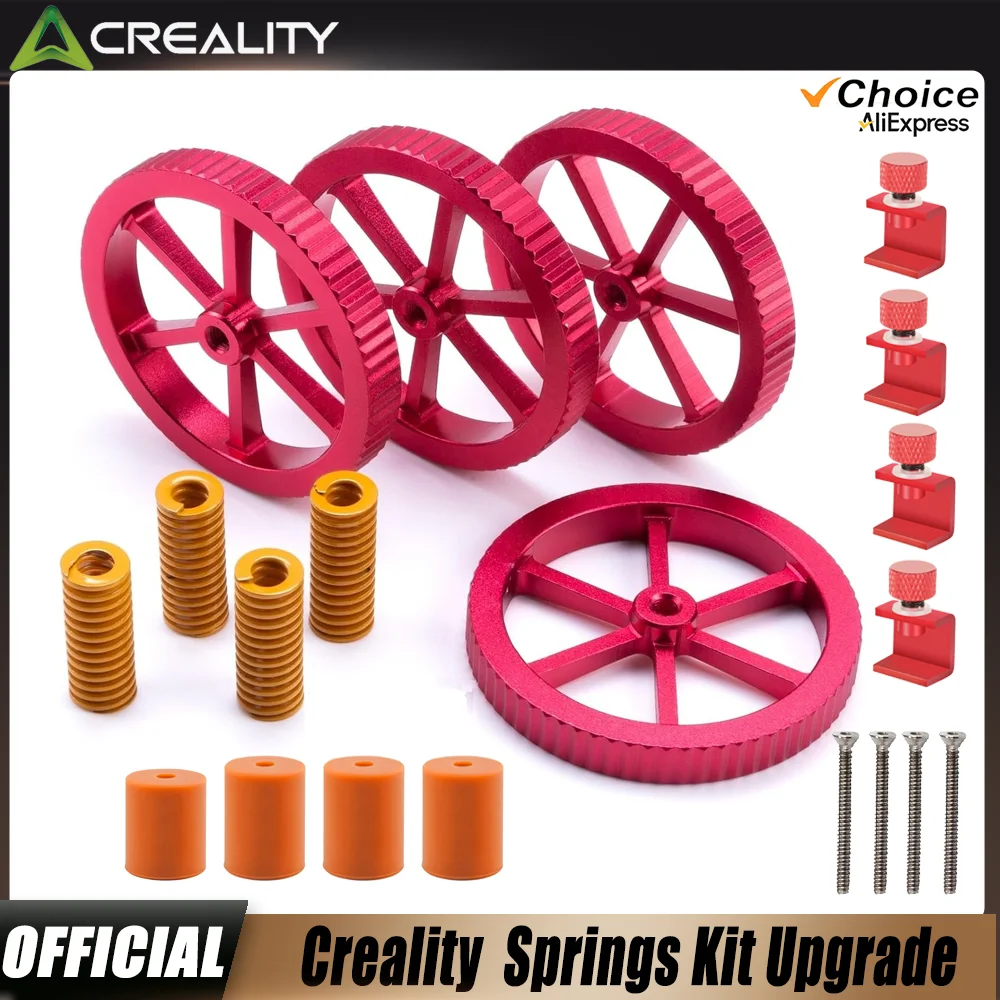 Creality Ender-3 Springs Kit Upgrade:Hot Bed Leveling Kit for Ender 3/V2/Pro/Ender 3 S1/Pro/Plus/Ender 3 Neo/Max Neo 3D Print
Creality Ender-3 Springs Kit Upgrade:Hot Bed Leveling Kit for Ender 3/V2/Pro/Ender 3 S1/Pro/Plus/Ender 3 Neo/Max Neo 3D Print