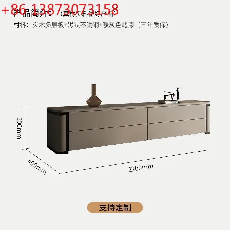 Light luxury living room household Italian solid wood modern simple floor TV cabinet
Light luxury living room household Italian solid wood modern simple floor TV cabinet