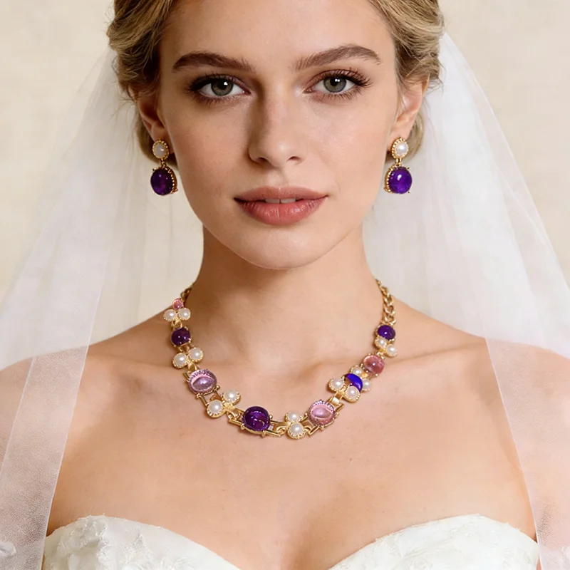 Круглое ожерелье из искусственного жемчуга в средневековом стиле, модные ретро-серьги из смолы, изысканные элегантные женские свадебные аксессуары A
Круглое ожерелье из искусственного жемчуга в средневековом стиле, модные ретро-серьги из смолы, изысканные элегантные женские свадебные аксессуары A