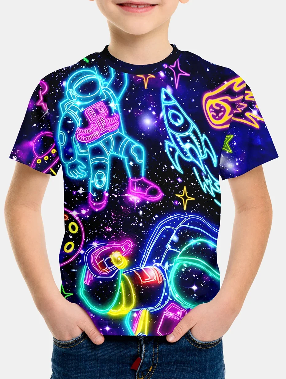T-shirty Korean Children's Clothes 2024 Kids Neon Colorful Light Spring Clothes Children's Boy's Clothing Tops T-shirt for a Boy
T-shirty Korean Children's Clothes 2024 Kids Neon Colorful Light Spring Clothes Children's Boy's Clothing Tops T-shirt for a Boy