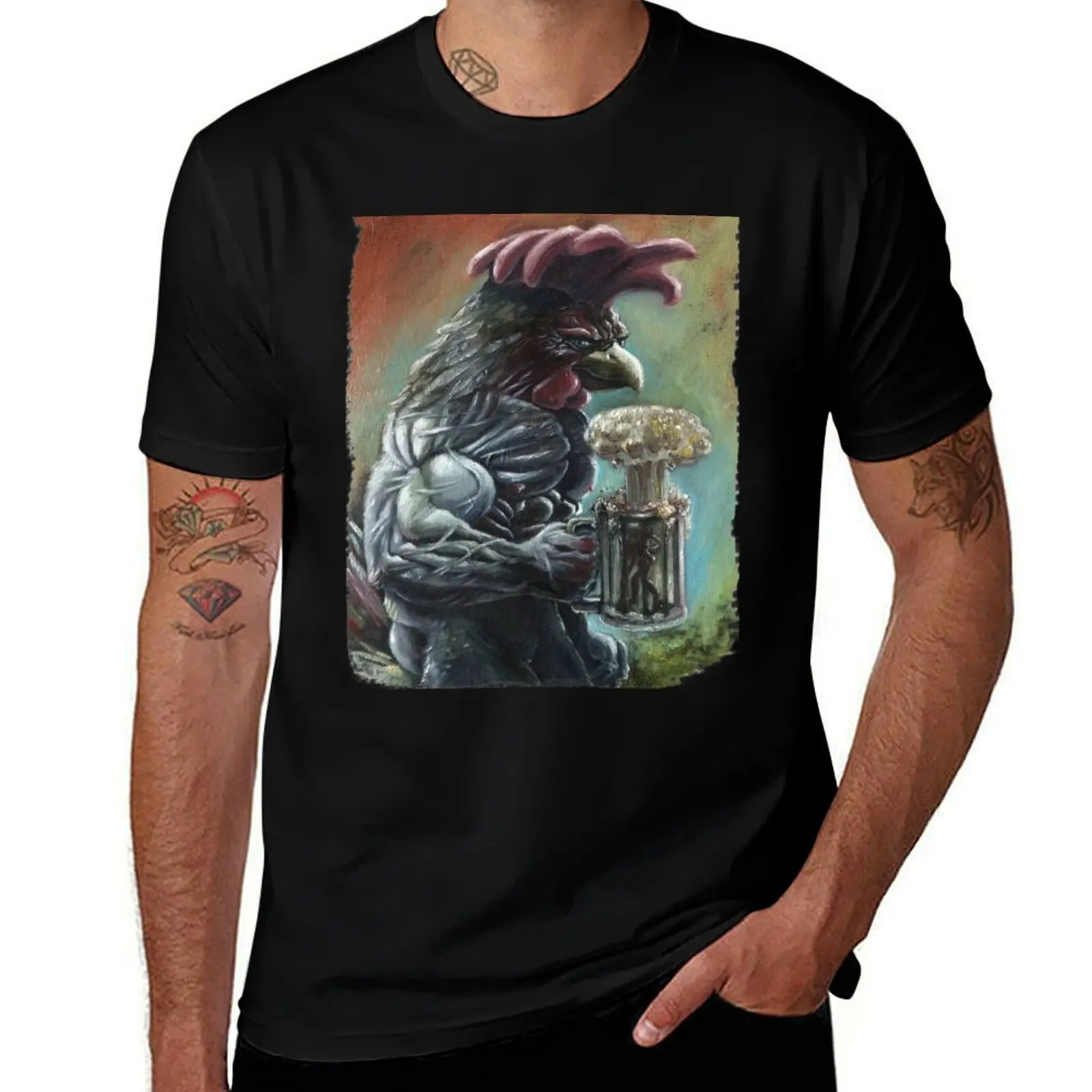 Atomic RoosterOil Painting T-Shirt t shirts for man pack cotton t shirts for man graphic tees T-Shirt
Atomic RoosterOil Painting T-Shirt t shirts for man pack cotton t shirts for man graphic tees T-Shirt
