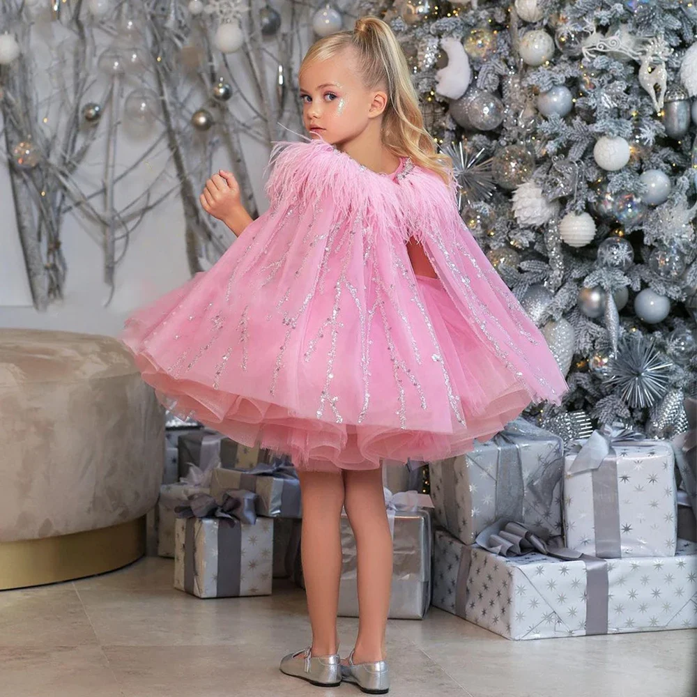 A-Line Fluffy with Sequined Baby Christmas Dresses 2024 New Princess Birthday Party Scoop with Bow and Cloak Summer Tulle Gowns
A-Line Fluffy with Sequined Baby Christmas Dresses 2024 New Princess Birthday Party Scoop with Bow and Cloak Summer Tulle Gowns