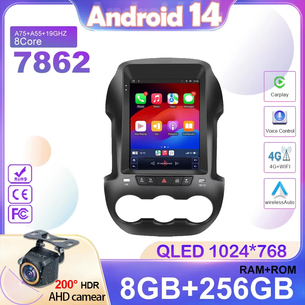 Автомагнитола 2 Din, 9,7 дюйма, Android 14, для Ford Ranger F250 2011-2015, мультимедийный плеер, стерео навигация для Carplay, автомагнитола
Автомагнитола 2 Din, 9,7 дюйма, Android 14, для Ford Ranger F250 2011-2015, мультимедийный плеер, стерео навигация для Carplay, автомагнитола