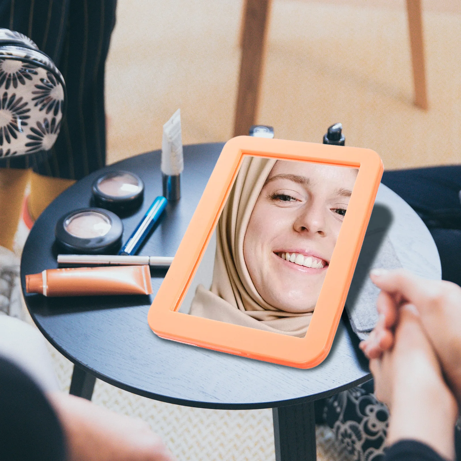 Magnetic Makeup Mirror Rectangular Portable with Orange Color for Metal Cabinet Vanity Table Mirror Locker Bedroom
Magnetic Makeup Mirror Rectangular Portable with Orange Color for Metal Cabinet Vanity Table Mirror Locker Bedroom