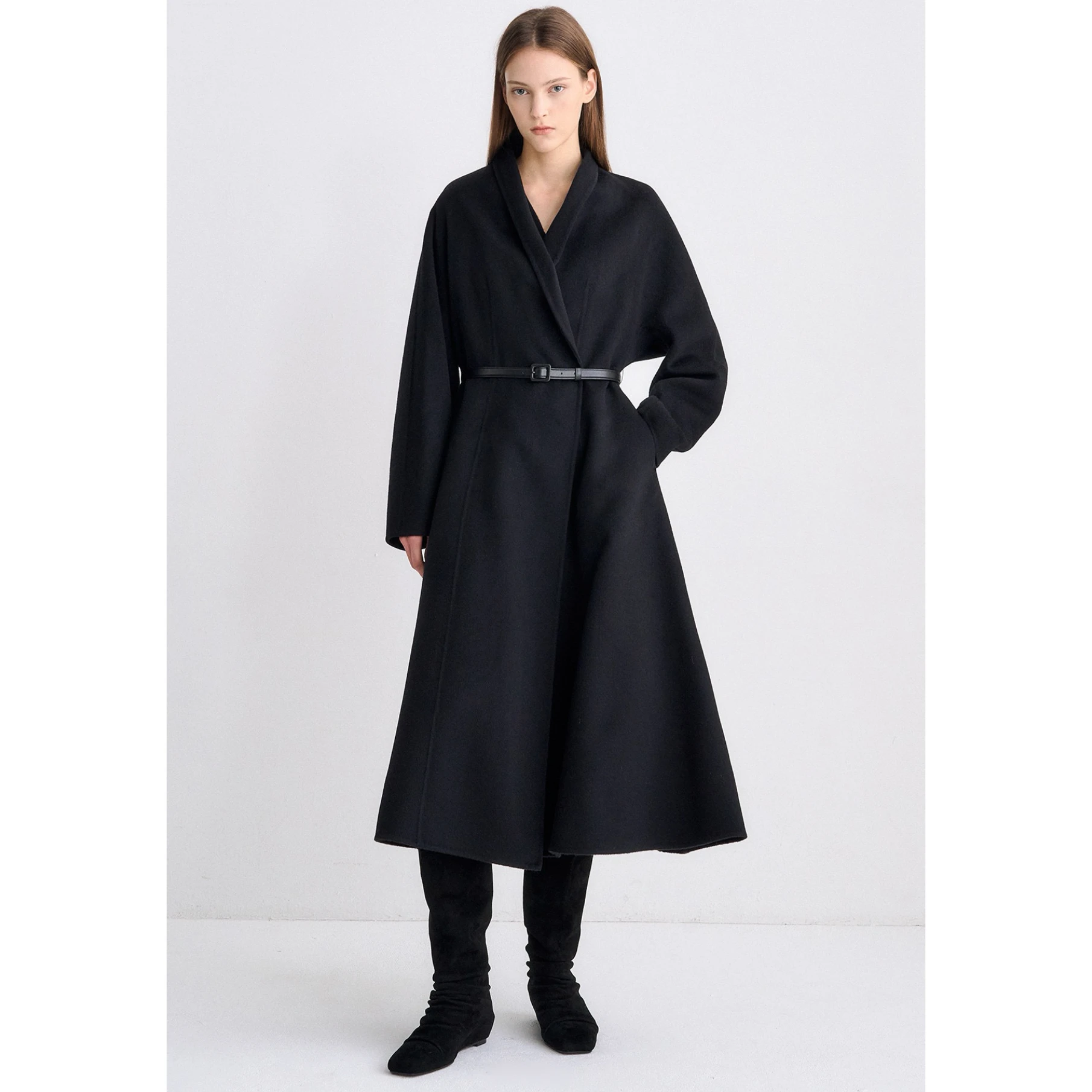 TIM25 Autumn Commute Sle Small Collar Hand Sewn Woolen Coat with Belt Slimming Design Faionable Women's Suit Jaet
TIM25 Autumn Commute Sle Small Collar Hand Sewn Woolen Coat with Belt Slimming Design Faionable Women's Suit Jaet