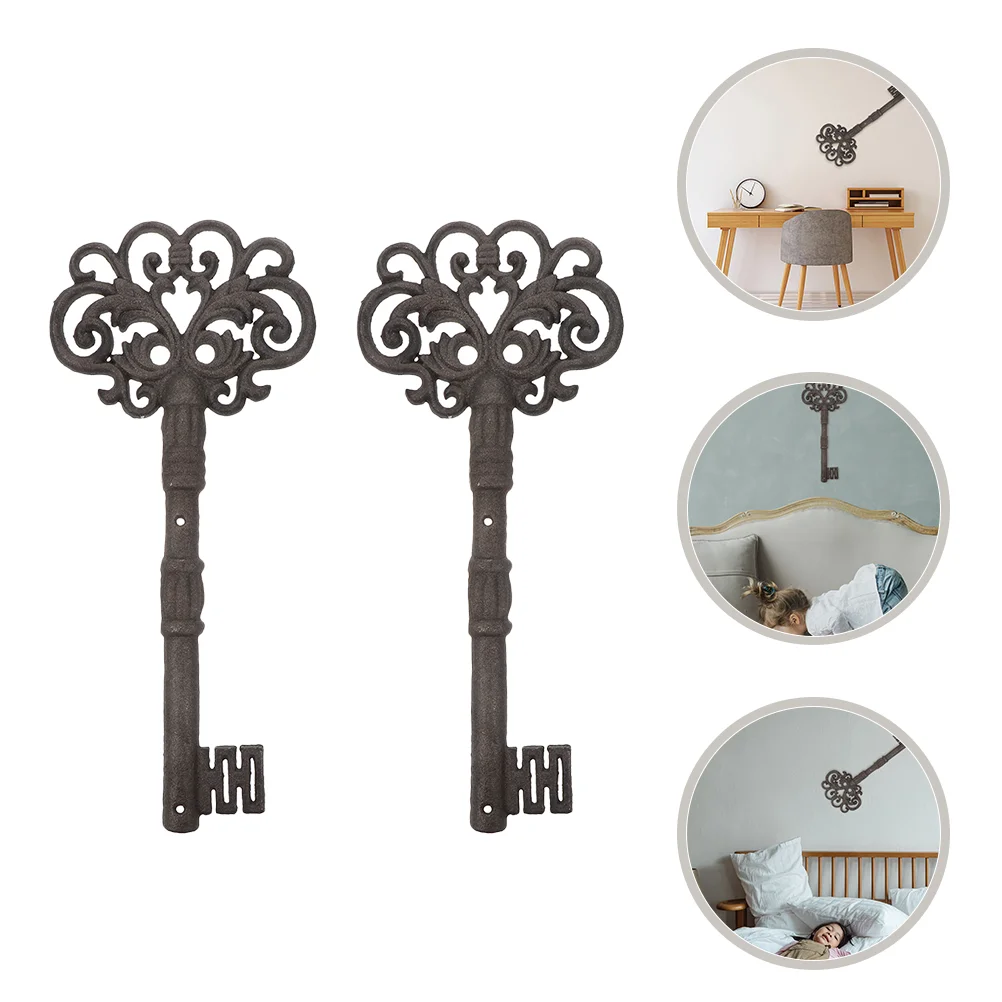 2 Pcs Cast Iron Key Accessories Vintage Decor Rustic Wall Farmhouse for Living Room Gothic
2 Pcs Cast Iron Key Accessories Vintage Decor Rustic Wall Farmhouse for Living Room Gothic