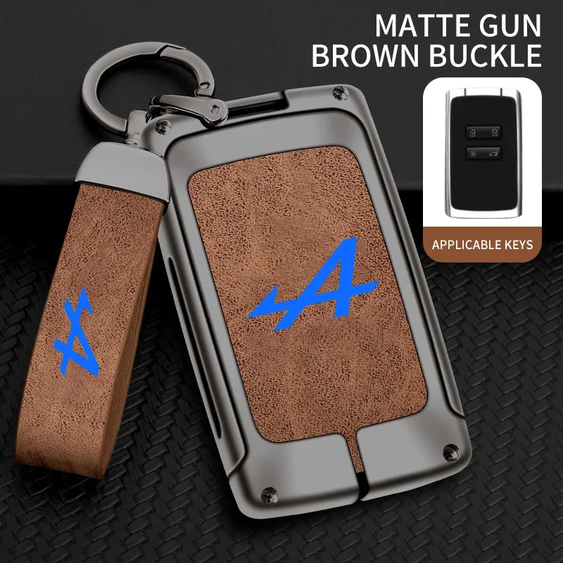 Zinc Alloy Car Leather Gray Key Case Cover Shell Protection Fob For Alpine A290 GTS A110 A390 Espace Austral Renault Clio Captur
Zinc Alloy Car Leather Gray Key Case Cover Shell Protection Fob For Alpine A290 GTS A110 A390 Espace Austral Renault Clio Captur
