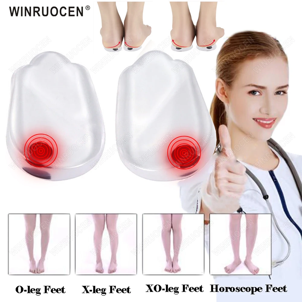 1 Pair Magnet Silicon Orthopedic Insoles Foot Care Tool For Men Women Health Care O/X Type Leg Knee Varus Correction Heel Pad
1 Pair Magnet Silicon Orthopedic Insoles Foot Care Tool For Men Women Health Care O/X Type Leg Knee Varus Correction Heel Pad