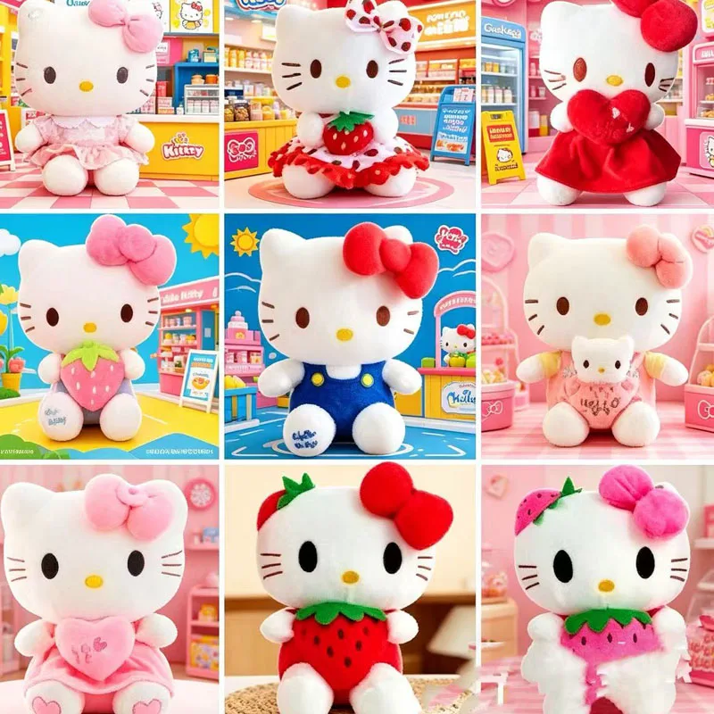 2026Kawaii Hello Kitty Plush Stuffed Toys Strawberry KT Cat Pillow Dolls Children's Birthday Gift Home Decoration Animal Doll
2026Kawaii Hello Kitty Plush Stuffed Toys Strawberry KT Cat Pillow Dolls Children's Birthday Gift Home Decoration Animal Doll