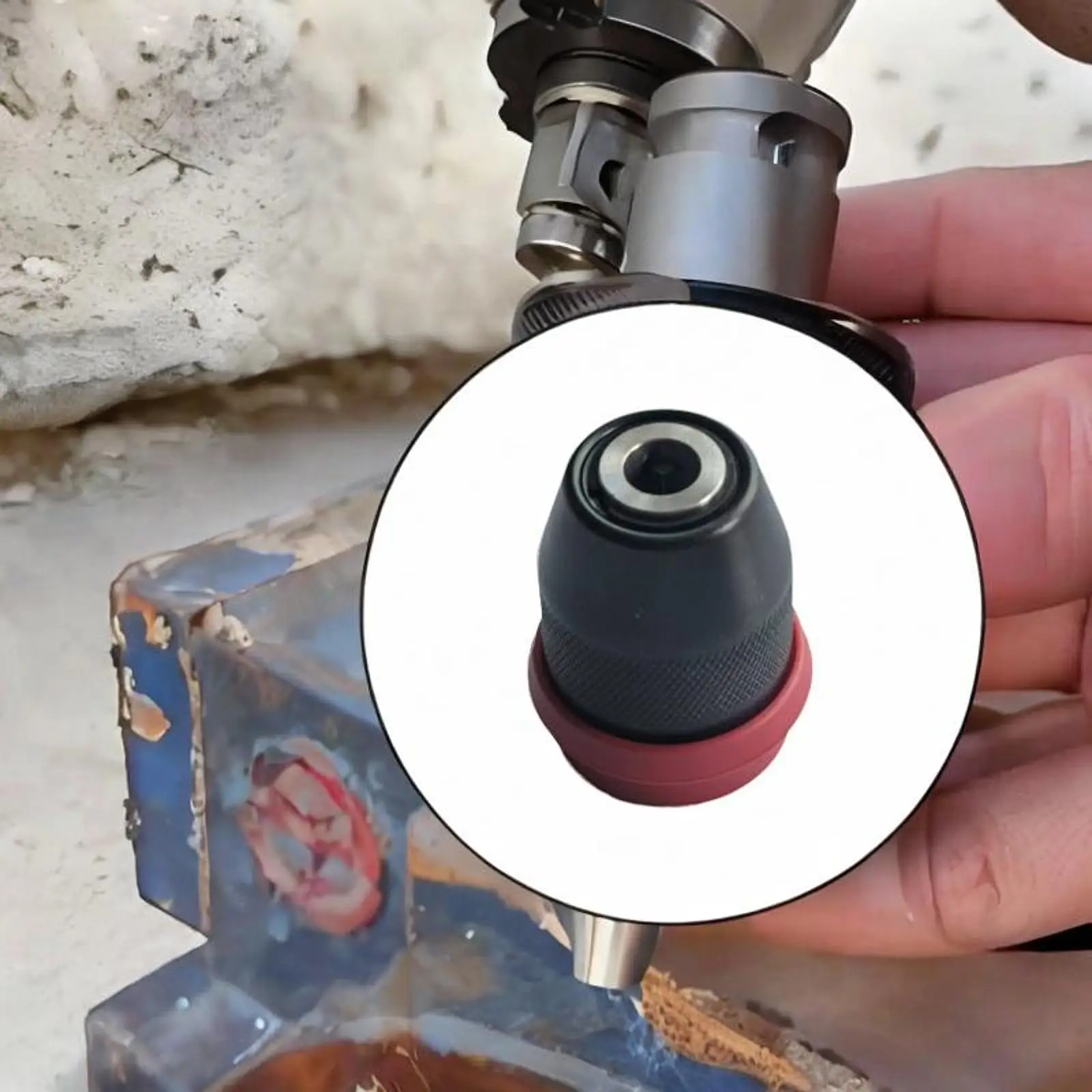 Quick Change Drill Chuck 10mm Steel Mount Adapter for Drill Accessory Kits and Electric Drill Tools
Quick Change Drill Chuck 10mm Steel Mount Adapter for Drill Accessory Kits and Electric Drill Tools