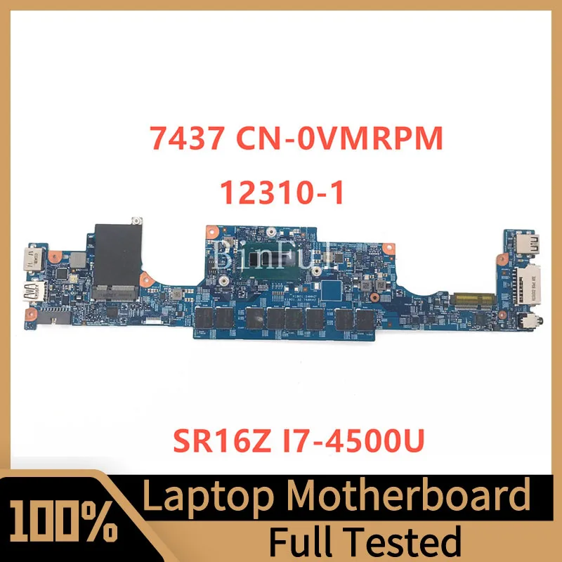 CN-0VMRPM 0VMRPM для Dell Inspiron 7437, материнская плата для ноутбука 12310-1 с процессором SR16Z I7-4500U, 100% Протестировано, работает хорошо
CN-0VMRPM 0VMRPM для Dell Inspiron 7437, материнская плата для ноутбука 12310-1 с процессором SR16Z I7-4500U, 100% Протестировано, работает хорошо