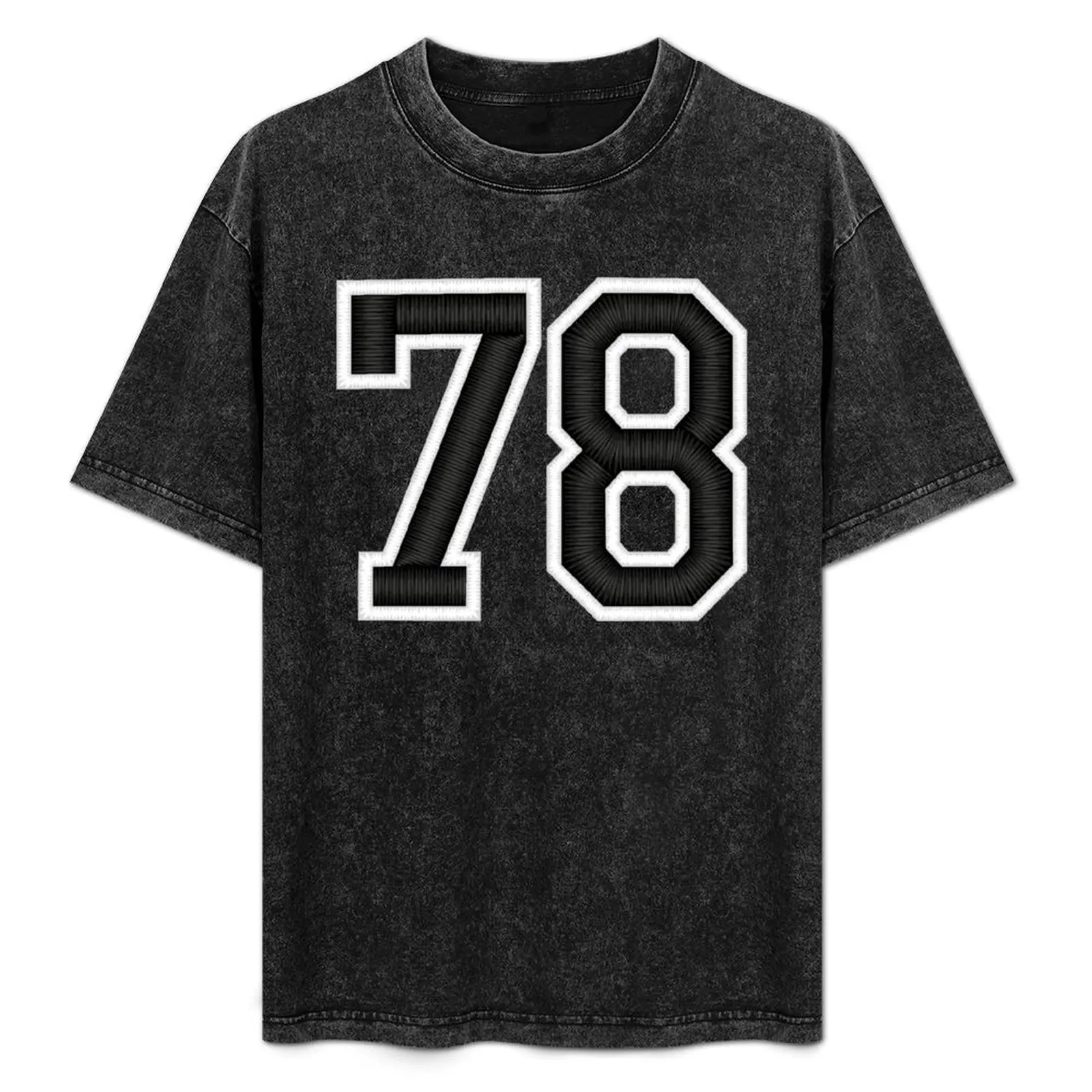78 Black Jersey Sports Number seventy-eight Football 78 T-Shirt Lightweight Running Sports T-Shirt
78 Black Jersey Sports Number seventy-eight Football 78 T-Shirt Lightweight Running Sports T-Shirt