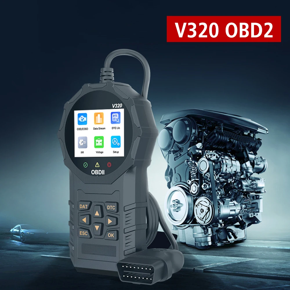 OBD 2 Scanner Engine Battery Tester OBD2 Code Reader Car Diagnostic Tools Fault Code Clear Universal Digital Display 16 Pin V320
OBD 2 Scanner Engine Battery Tester OBD2 Code Reader Car Diagnostic Tools Fault Code Clear Universal Digital Display 16 Pin V320