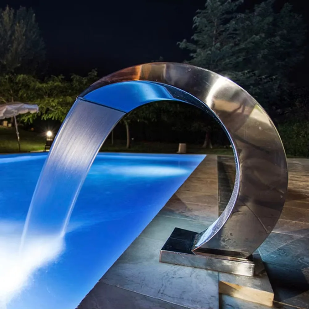 Stainless Steel Waterfall for Outdoor Swimming Pool and Garden Quality Home Spa Decor
Stainless Steel Waterfall for Outdoor Swimming Pool and Garden Quality Home Spa Decor