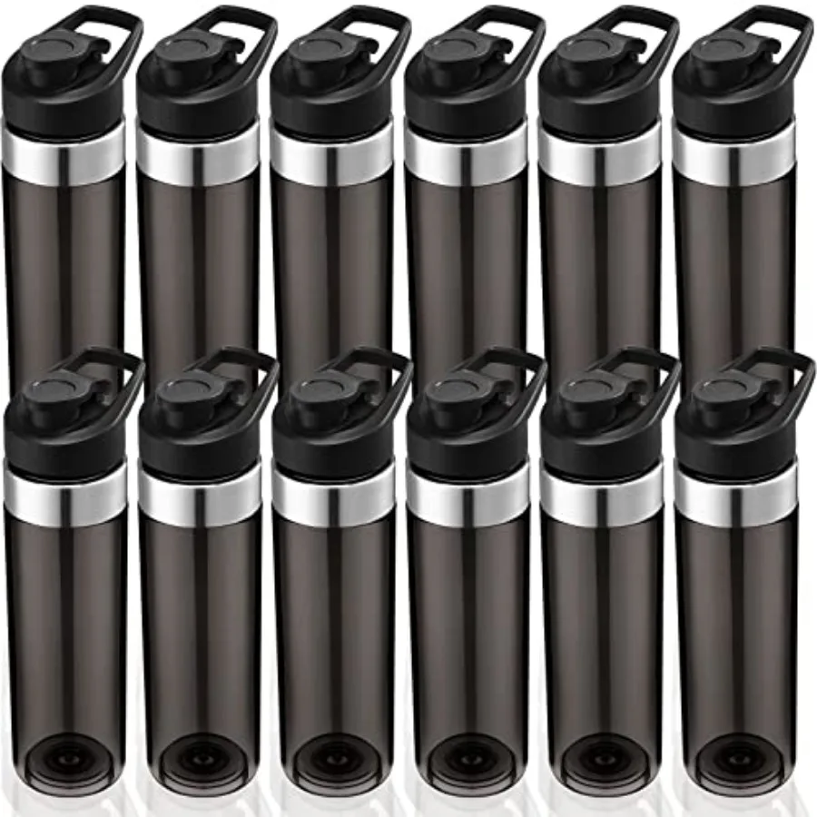 12 Pack Water Bottle Bulk 20 oz Plastic Sports Water Bottles Reusable with Leakproof Lid, for Outdoor School Office Gym Cycling
12 Pack Water Bottle Bulk 20 oz Plastic Sports Water Bottles Reusable with Leakproof Lid, for Outdoor School Office Gym Cycling