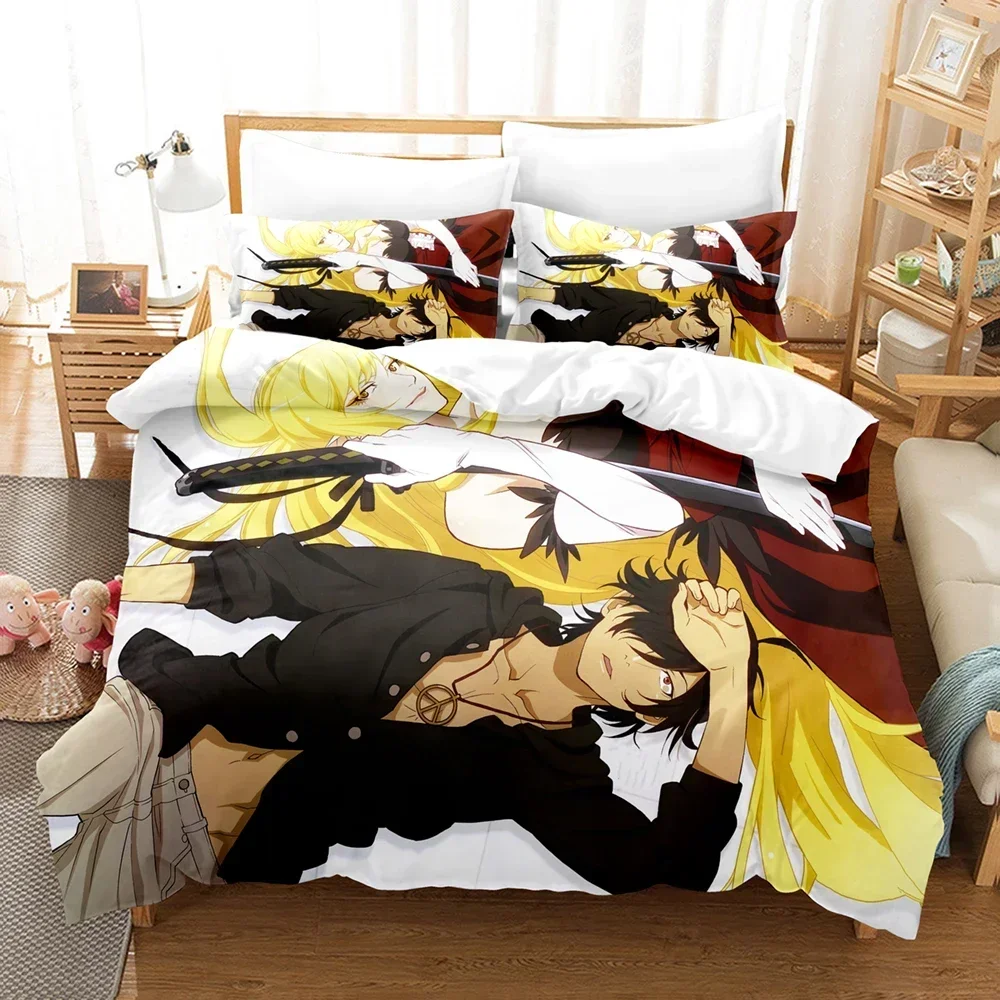 New 3D Print Monogatari Series Bedding Set Anime Araragi Koyomi Duvet Cover Double Twin Full Queen King Adult Kids Quilt Cover
New 3D Print Monogatari Series Bedding Set Anime Araragi Koyomi Duvet Cover Double Twin Full Queen King Adult Kids Quilt Cover