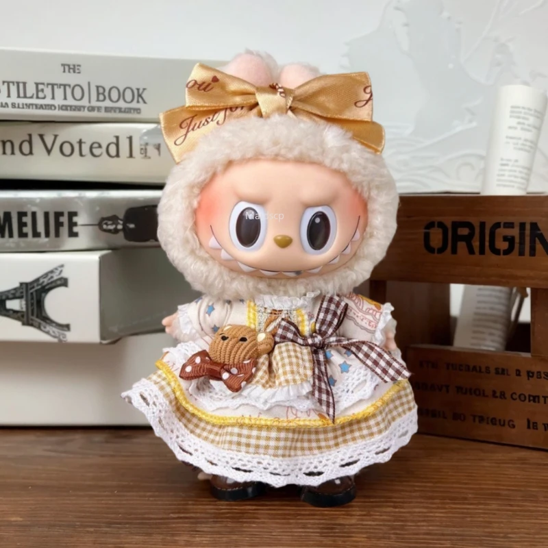 17cm Mini Plush Doll'S Clothes Outfit Accessories for 17cm Labubu Doll Clothes Accessories Gifts
17cm Mini Plush Doll'S Clothes Outfit Accessories for 17cm Labubu Doll Clothes Accessories Gifts