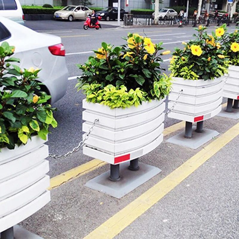 PVC Flower Box Road Outdoor Assembled Flower Box White Plastic Resin Flower Bed Grow Pot Courtyard Planting Planters Equipment
PVC Flower Box Road Outdoor Assembled Flower Box White Plastic Resin Flower Bed Grow Pot Courtyard Planting Planters Equipment