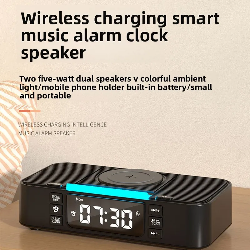 15W Wireless Charger Time Alarm Clockht Thermometer Phone Chargers Fast Charging Dock Station For iPhone 3 in 1 wireless charger
15W Wireless Charger Time Alarm Clockht Thermometer Phone Chargers Fast Charging Dock Station For iPhone 3 in 1 wireless charger