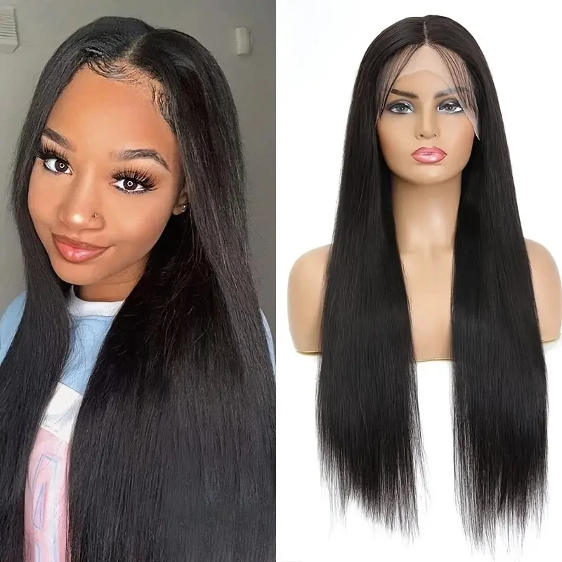 Straight Lace Front Wig Pre Plucked Glueless Lace Wigs for Women 13x6 13X4 HD Lace Frontal Wig Human Hair Brazilian
Straight Lace Front Wig Pre Plucked Glueless Lace Wigs for Women 13x6 13X4 HD Lace Frontal Wig Human Hair Brazilian