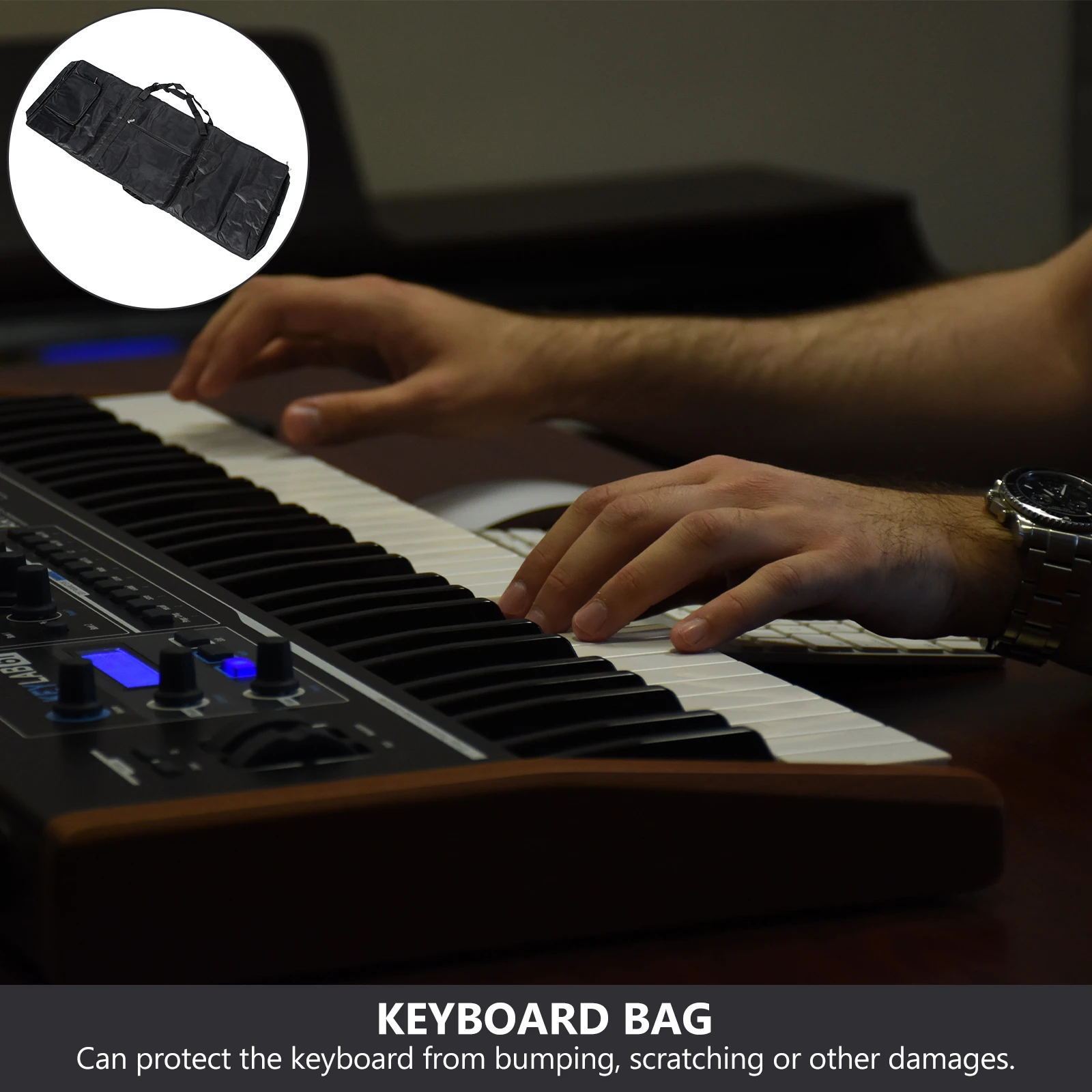 61 Keys Electronic Keyboard Bag Oxford Cloth Sponge Material Waterproof Dust Cover Storage Case Piano Accessories Pcs
61 Keys Electronic Keyboard Bag Oxford Cloth Sponge Material Waterproof Dust Cover Storage Case Piano Accessories Pcs