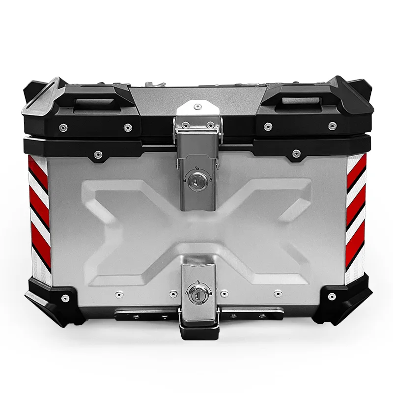 Factory Hot Selling 45L X Design Black Aluminum Alloy Tail Boxes Motorcycle Trunk Box for Sale
Factory Hot Selling 45L X Design Black Aluminum Alloy Tail Boxes Motorcycle Trunk Box for Sale