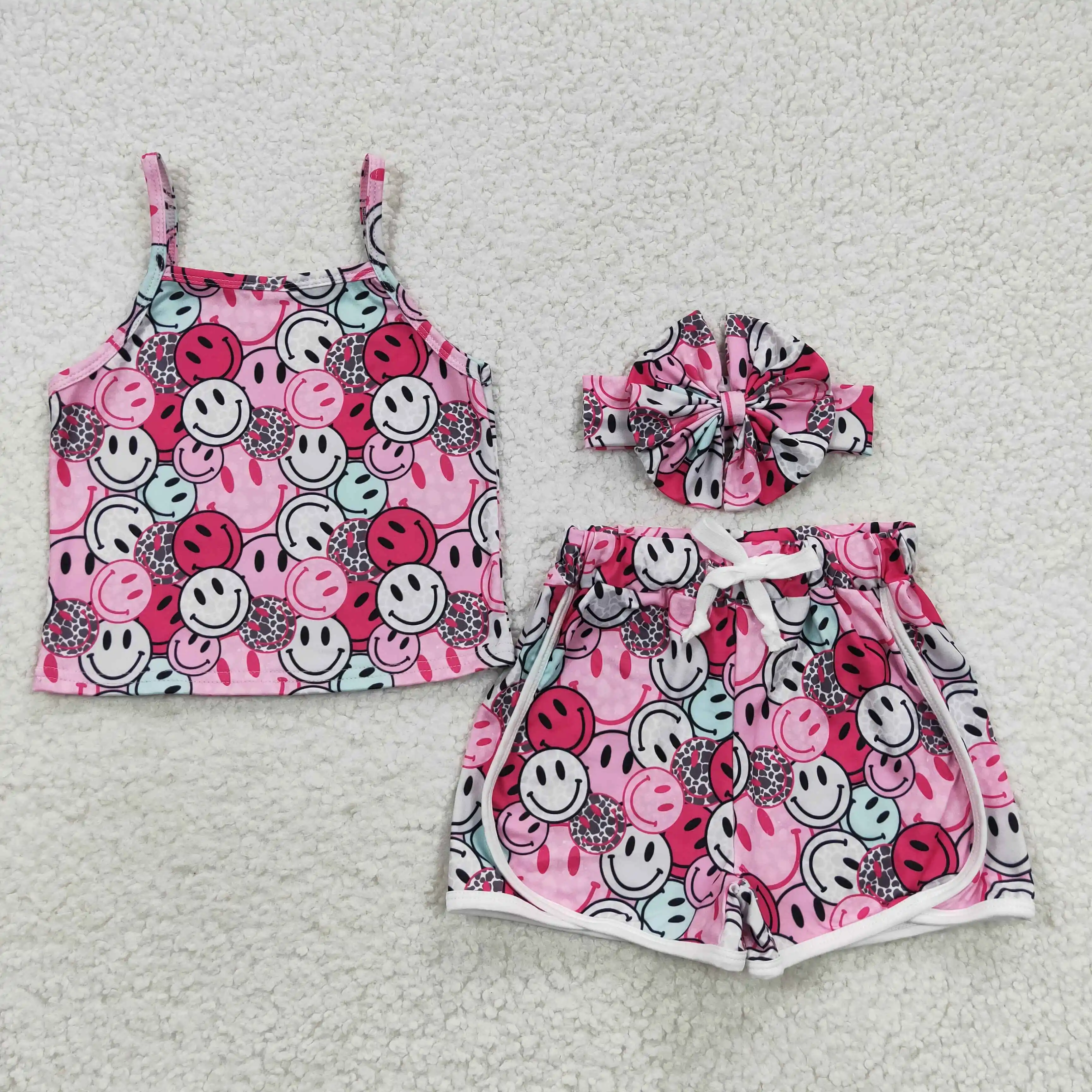 2023 Hot Selling RTS NO MOQ Kids 3PCS Bow Outfit Toddler Girls Clothes Suits Boutique Baby Summer Sets
2023 Hot Selling RTS NO MOQ Kids 3PCS Bow Outfit Toddler Girls Clothes Suits Boutique Baby Summer Sets