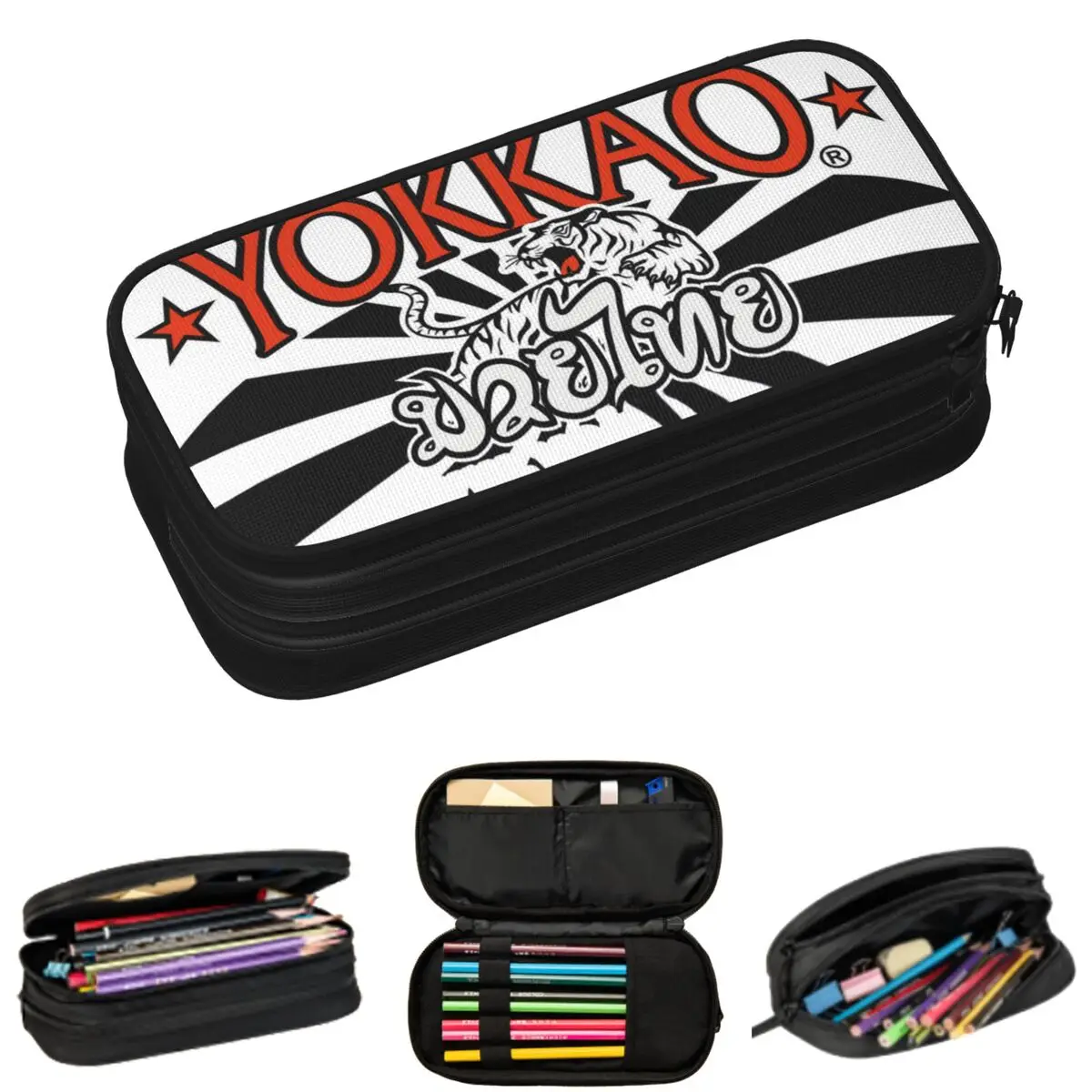 Yokkao Muay Thai Logo Pencil Cases for Student School Pen Box Pencil Bag Large Capacity Pencil Pouch
Yokkao Muay Thai Logo Pencil Cases for Student School Pen Box Pencil Bag Large Capacity Pencil Pouch