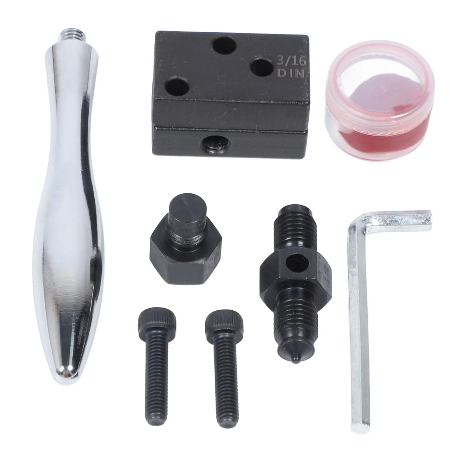 3/16" Brake Pipe Reamer Steel Manual Brake Tube Line Flaring Tool for Auto Air Conditioning Copper Pipe
3/16" Brake Pipe Reamer Steel Manual Brake Tube Line Flaring Tool for Auto Air Conditioning Copper Pipe