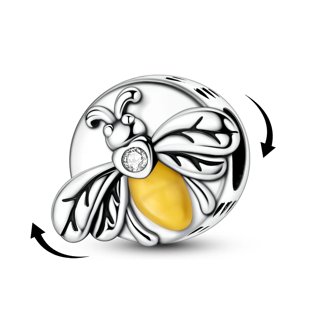 Charm 925 Sterling Silver Bead Firefly Rotatable Fit Bead Bracelet Making for Women Fashion Jewelry
Charm 925 Sterling Silver Bead Firefly Rotatable Fit Bead Bracelet Making for Women Fashion Jewelry