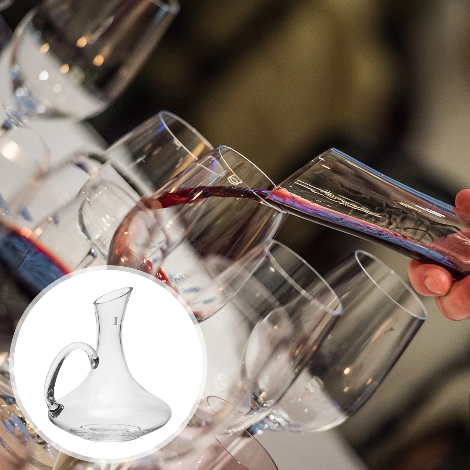 1500 Ml Practical Wine Decanter Glass Container Transparent Design Handle Easy Clean Improve Life Experience Glass Wine Decanter
1500 Ml Practical Wine Decanter Glass Container Transparent Design Handle Easy Clean Improve Life Experience Glass Wine Decanter