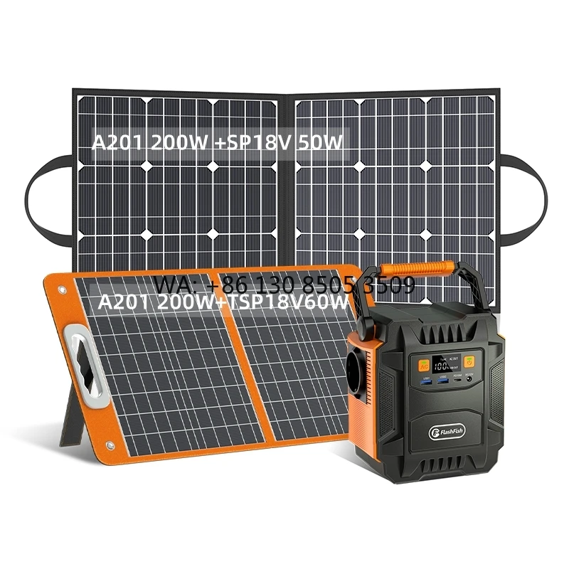 Completed Sets 200 Watts Low Price Portable Power Station Solar Generator with 50W 60W Solar Panel
Completed Sets 200 Watts Low Price Portable Power Station Solar Generator with 50W 60W Solar Panel