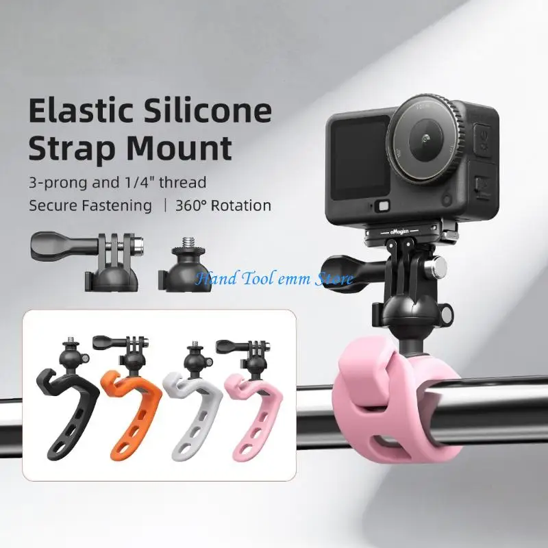 H37F Reliable Silicone Band Mount For Action Cameras Functions On Multiple Surfaces
H37F Reliable Silicone Band Mount For Action Cameras Functions On Multiple Surfaces