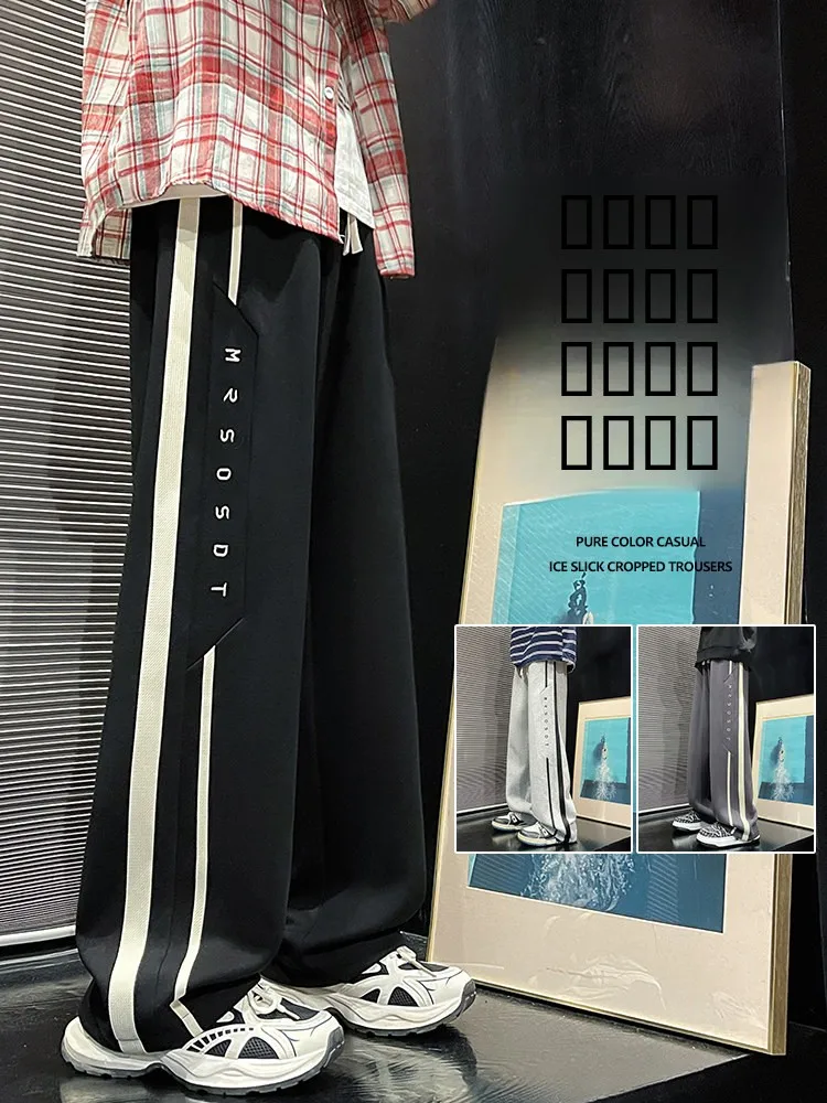 Men's Fce Lined Sports Pants High Street Sle Loose Fit Straight Leg Long Trousers Casual Autumn Winter Faion
Men's Fce Lined Sports Pants High Street Sle Loose Fit Straight Leg Long Trousers Casual Autumn Winter Faion