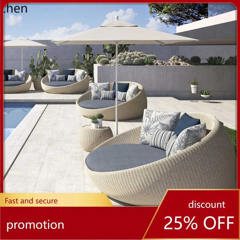 HT Outdoor Rattan Sofa Courtyard Hotel Scenic Area Open-air Leisure Rattan Bed Combination
HT Outdoor Rattan Sofa Courtyard Hotel Scenic Area Open-air Leisure Rattan Bed Combination