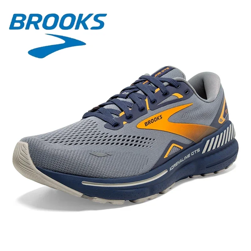 Brooks BR23 Gray Orange Splash-proof Wear-resistant Men's Outdoor Sports Shoes Fashionable Breathable Mesh Running Shoes
Brooks BR23 Gray Orange Splash-proof Wear-resistant Men's Outdoor Sports Shoes Fashionable Breathable Mesh Running Shoes