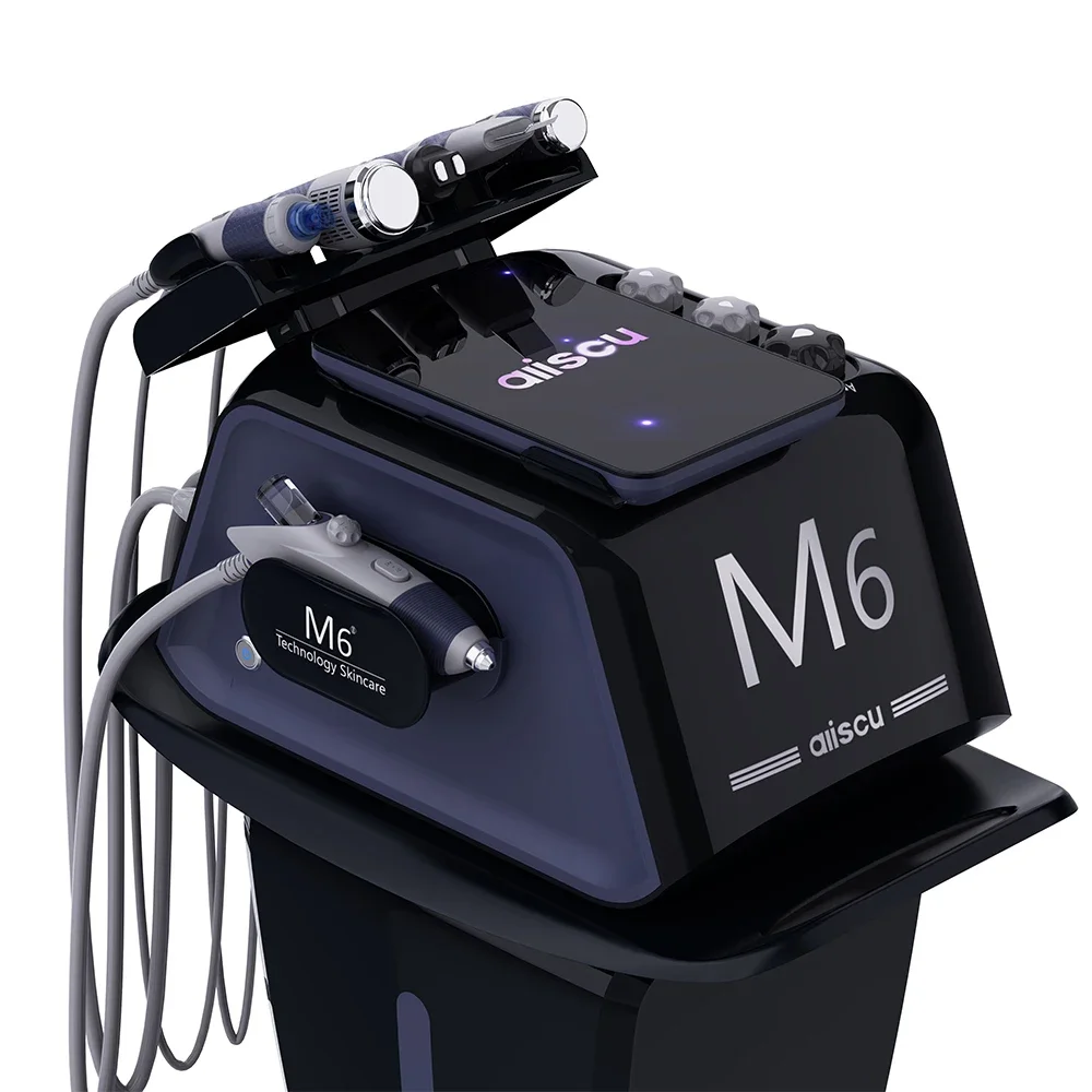 6-в-1 Гидроаппарат для гидредерабразии лица Многофункциональное устройство для подтяжки лица и глубокого очищения кожи для спа-салона красоты
6-в-1 Гидроаппарат для гидредерабразии лица Многофункциональное устройство для подтяжки лица и глубокого очищения кожи для спа-салона красоты