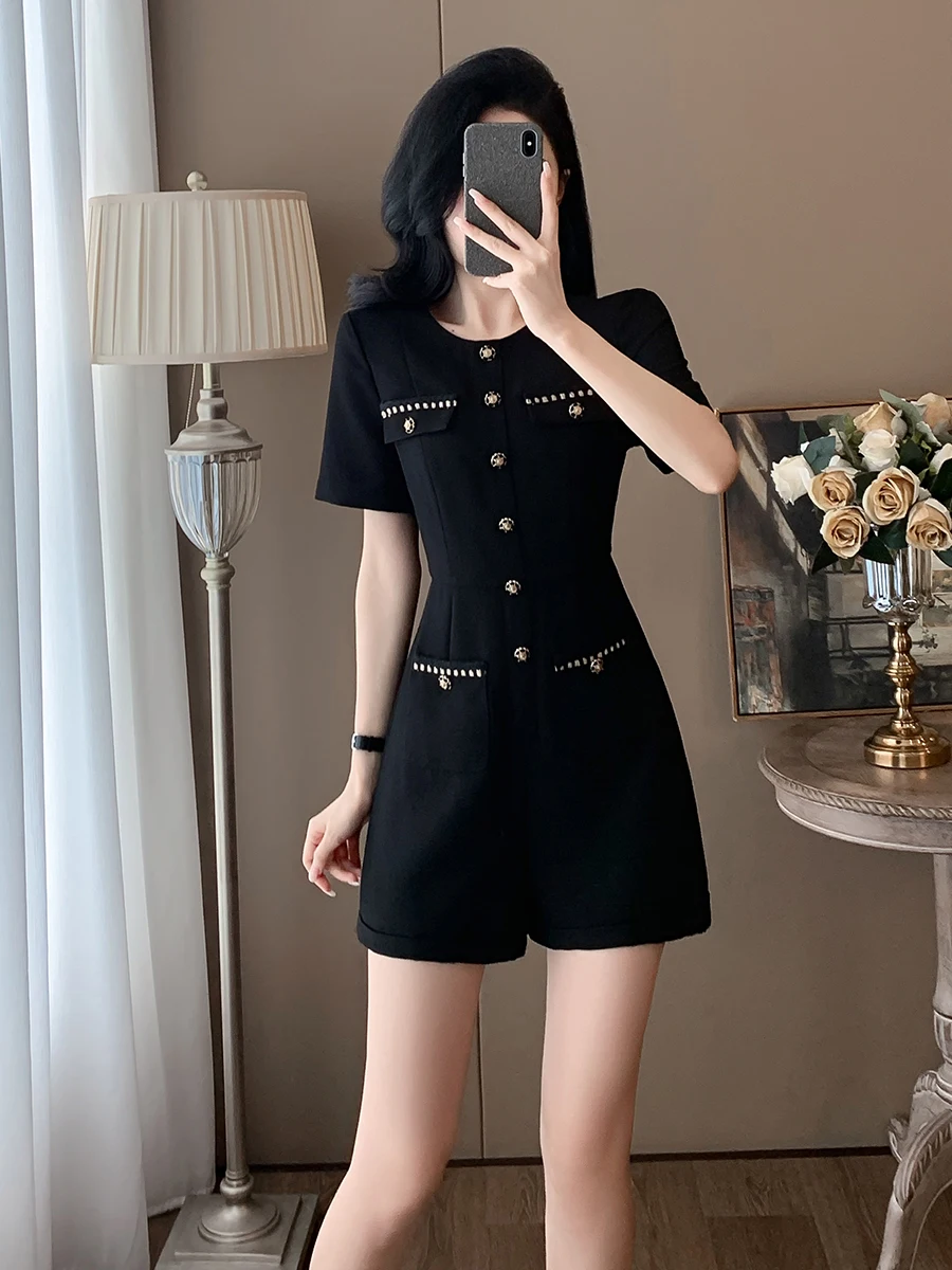 Ele High Waist ortalls Summer New Sle Faion Unique Slimming Small Fraance Sle One-Piece Pants for Women
Ele High Waist ortalls Summer New Sle Faion Unique Slimming Small Fraance Sle One-Piece Pants for Women