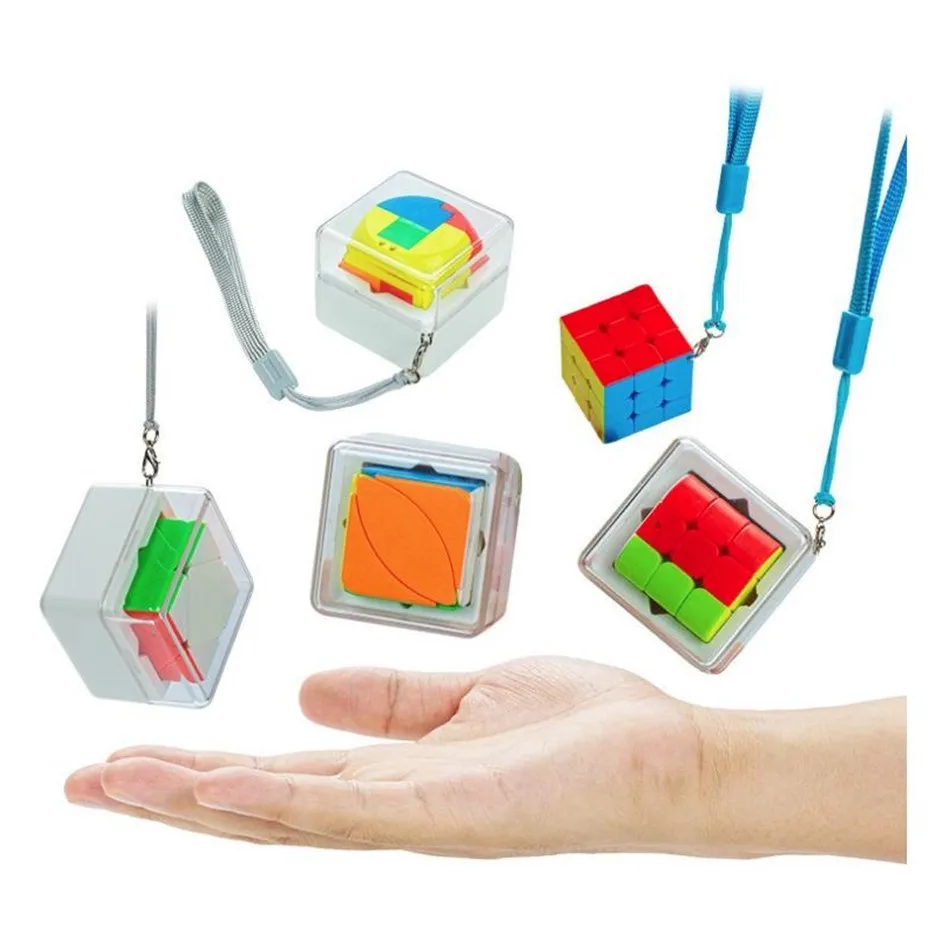 ZCUBE Mini Magic Cubes Keychain 3x3 Lovely Stickerless Birthday Christmas Gifts Toys For Children
ZCUBE Mini Magic Cubes Keychain 3x3 Lovely Stickerless Birthday Christmas Gifts Toys For Children