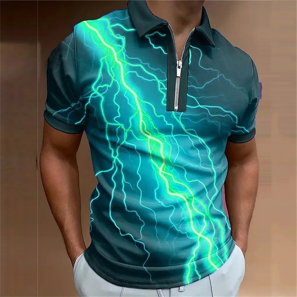 New summer men's polo shirt zipper neck short sleeve pullover casual sports solid lightning color collar trendy men's t shirt
New summer men's polo shirt zipper neck short sleeve pullover casual sports solid lightning color collar trendy men's t shirt