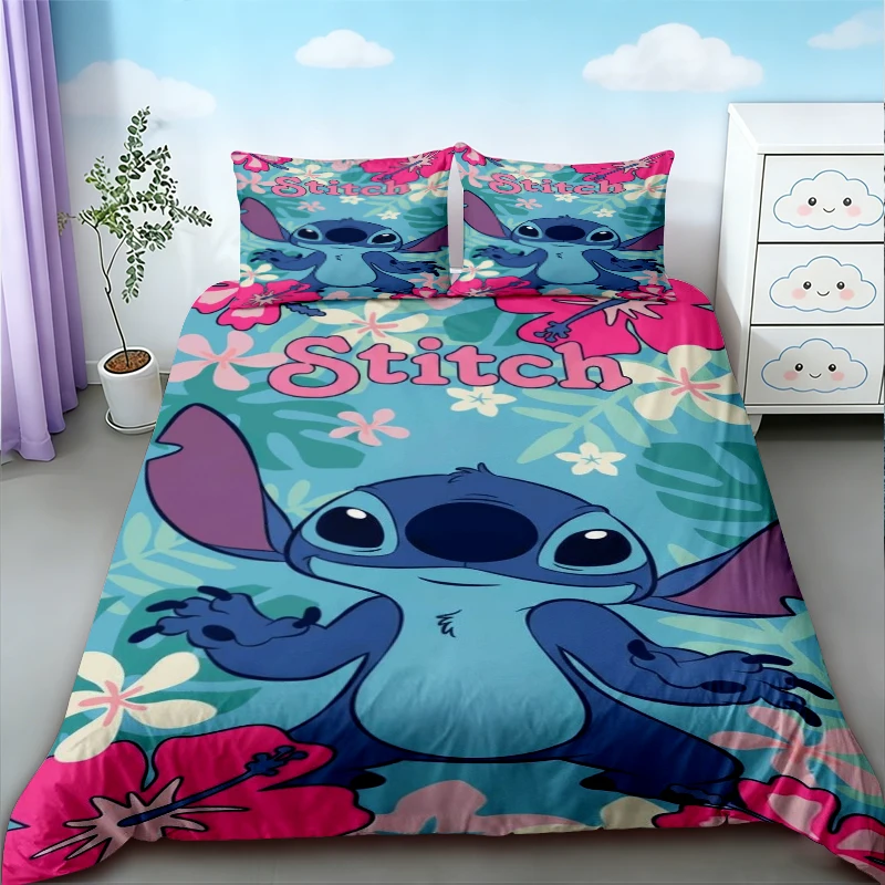Stitch & Lilo Stitch Duvet Cover Cartoon Quilt Cover Soft and Breathable Bedding Set Twin Size for Bedroom Decor Best Gifts
Stitch & Lilo Stitch Duvet Cover Cartoon Quilt Cover Soft and Breathable Bedding Set Twin Size for Bedroom Decor Best Gifts
