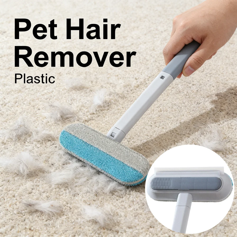 3pcs Pet Hair Remover Brush with Long Handle 43cm Reusable Tool Hair Removal Brush for Carpet/Clothing/Window/Dog Clothes
3pcs Pet Hair Remover Brush with Long Handle 43cm Reusable Tool Hair Removal Brush for Carpet/Clothing/Window/Dog Clothes