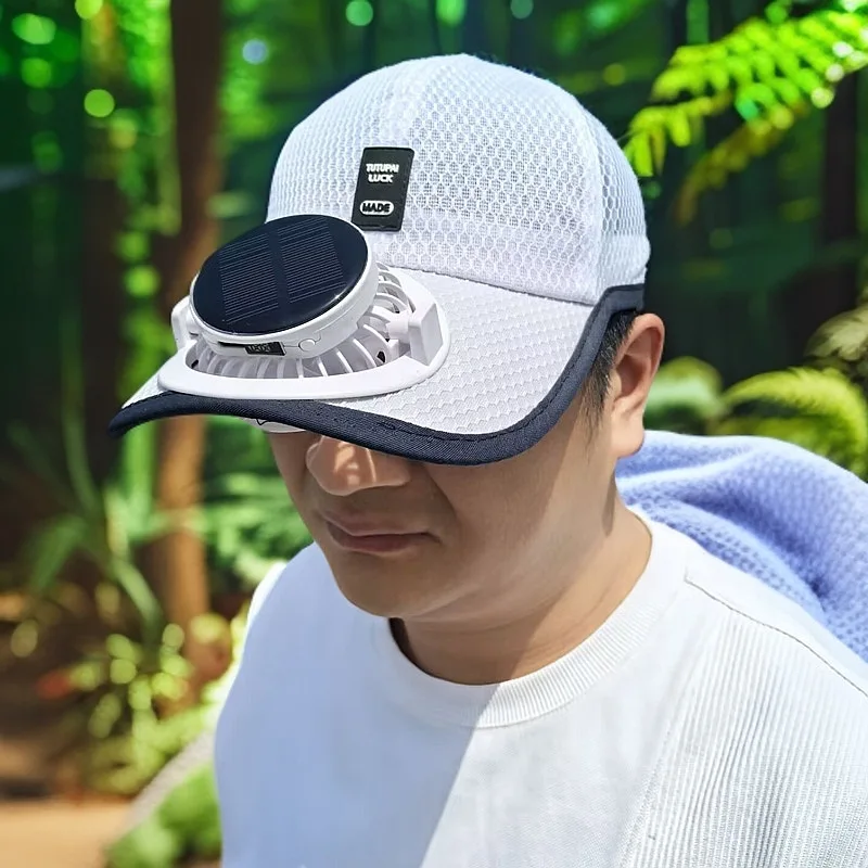 600 MAh Summer Solar USB Fan Rechargeable Sun Protection UV Ray Extended Brim Fishing Sun Hat
600 MAh Summer Solar USB Fan Rechargeable Sun Protection UV Ray Extended Brim Fishing Sun Hat